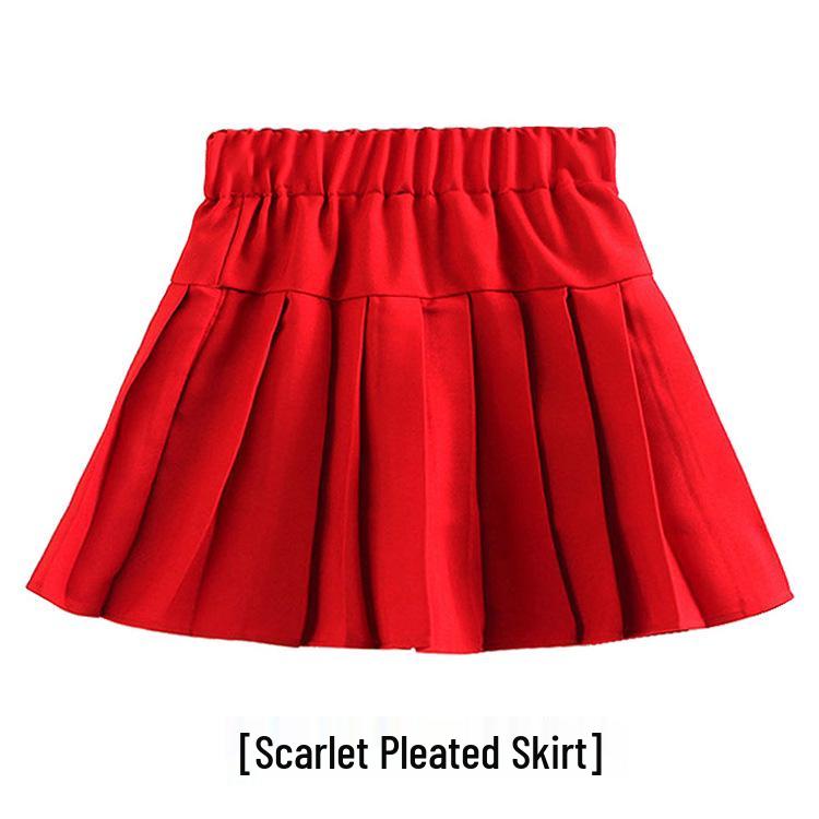 Mädchen Plissee Schuluniformrock - Schwarz/Blau Sommer Academy Style