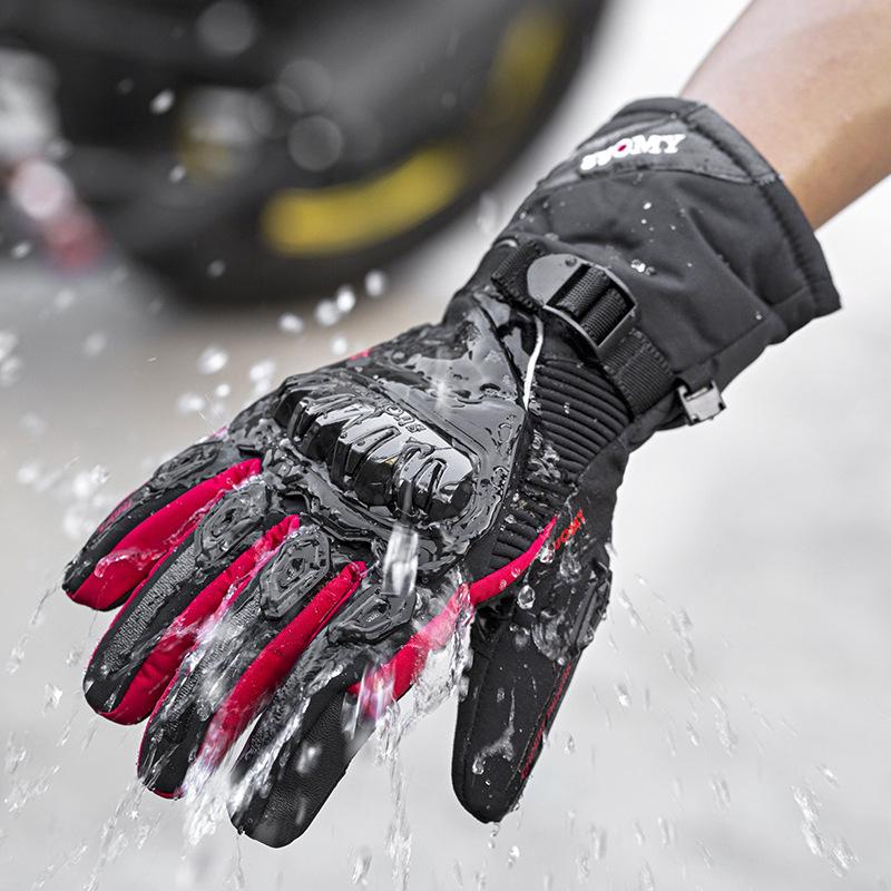 Winter Motorcycle Gloves Windproof Waterproof Guantes Men Motorbike Riding Gloves Touch Screen Motocross Gloves Guantes Moto
