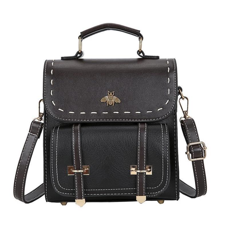 Fashion Brand Designer Women'S Handbag Small Bee New Messenger Bag Pu Mini Multi-Purpose Versatile Shoulder Bag