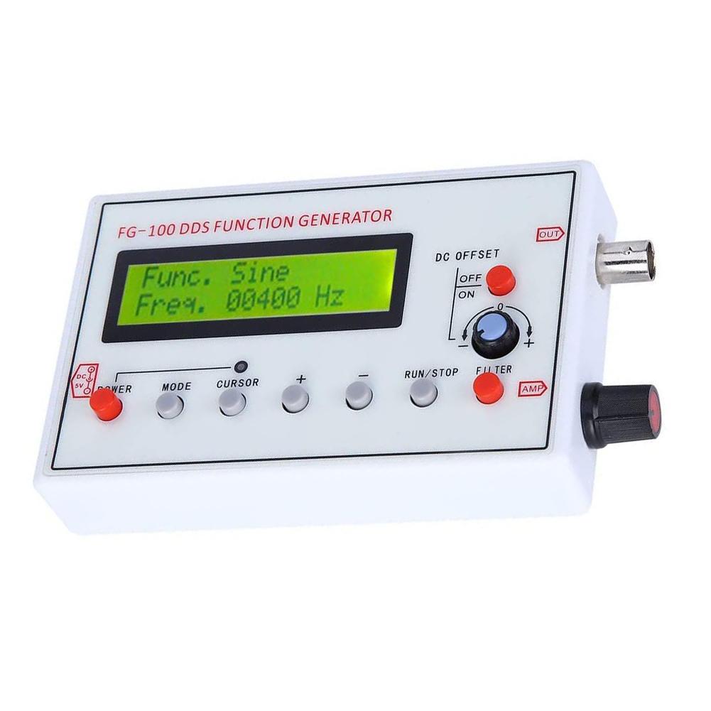 FG100 DDS Signal Generator 1Hz 500KHz Frequency Range Essential Tool for Circuit Debugging and Audio Testing