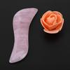 1pc Natural Rose Quartz Crystal Massage Wands Stone Face Massaging Tool Smooth 115mm 4.5in