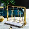 Portabicchieri per lo scarico dell'acqua, portabicchieri per uso domestico, organizer e portaoggetti per cucina, scolapiatti