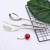 New Luxury 304 Stainless Steel Sliver Flatware Cutlery Set Food Knife Fork Spoon Western Dinnerware Tableware Set Kitchen Accessories