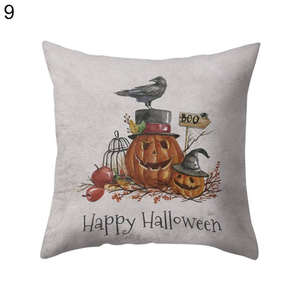 

Наволочка Тыква Призрачный принт Диван Наволочка Чехлы для подушек Хэллоуин День Благодарения Инструменты для украшения дома 40x40cm