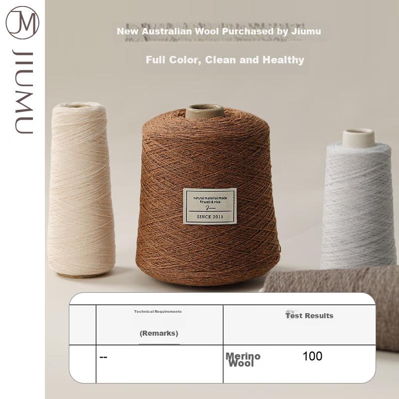 JIUMU Pure Wool Scarf for Women, Autumn And Winter Ladies' Warm Neck Warmer, Lightweight Winter Neck Protection Short Scarf
