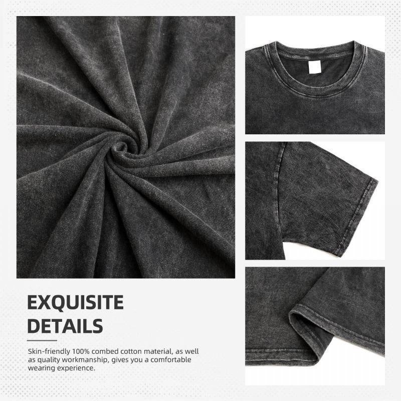 Cowboy Carter Album Beyonce 2026 Tour Vintage Washed T Shirt Men Women Streetwear Hip Hop T-Shirts Summer Tees Tops Cotton