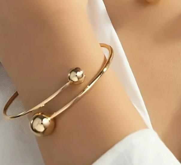 Minimalistisches Geometrisches Kreis Choker & Ring Set - Europäische & Amerikanische Mode