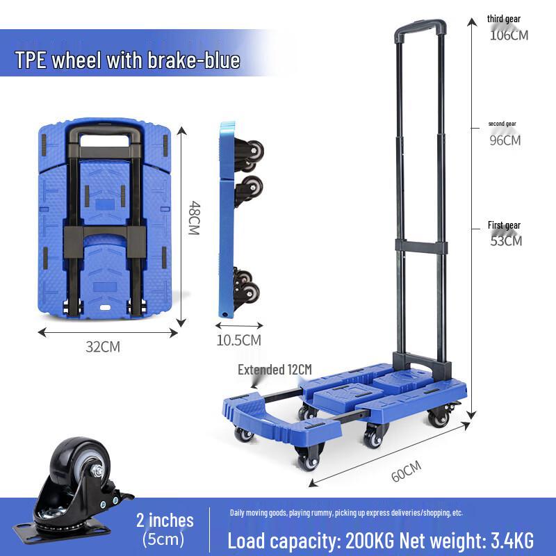 UOSU Folding Household Hand Cart