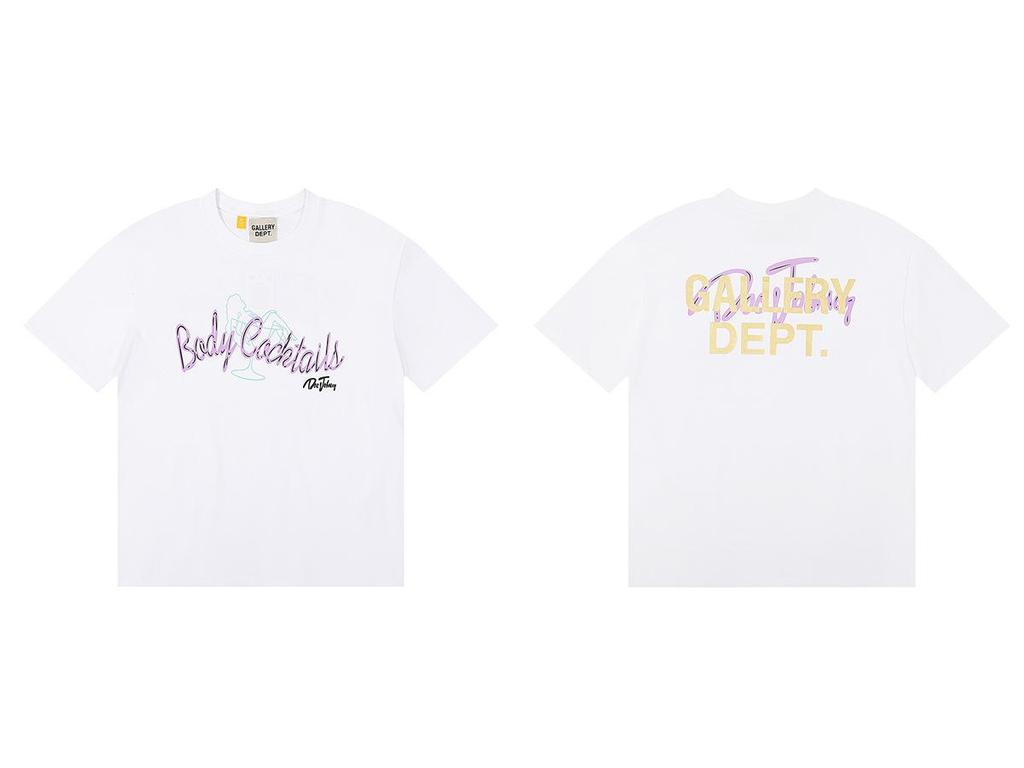 GALLERY DEPT American Tide Tie-Dye Graffiti Short-Sleeve T-Shirt