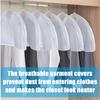 20 peças Capa de Proteção contra Poeira para Pendurar Roupas Saco de Armazenamento para Vestido de Noiva Terno Casaco Sacos para Vestuário Organizador Organizadores de Roupas para Pendurar no Guarda-Roupa