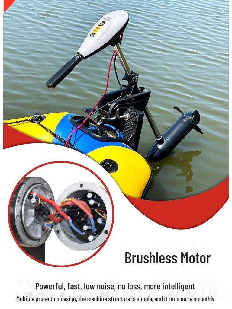 Suyi Electric Outboard Motor with Propeller for Boats 12V/24V