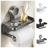 Suction Cup Bathroom Paper Holder High-Quality Tissue Holder Bathroom Storage Rack Home Use
