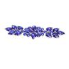Applique Strass Verre Exquise Éblouissante Fleur Strass Verre Patch pour Vêtements Robe de Mariée