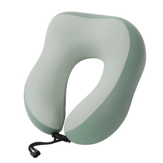 U Shaped Travel Pillow, Memory Foam Neck Pillow, Cooling Neck Support Pillow, Portable Headrest with Removable Washable Cover for Office Planes