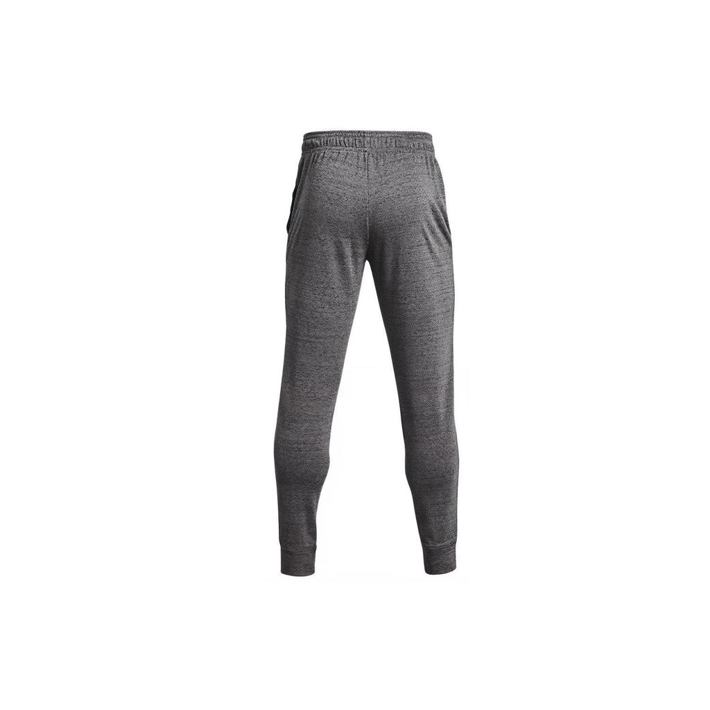 Under Armour Terry Casual Training Slim Fit Knit Joggers Men Bottoms Gray 1361642-012