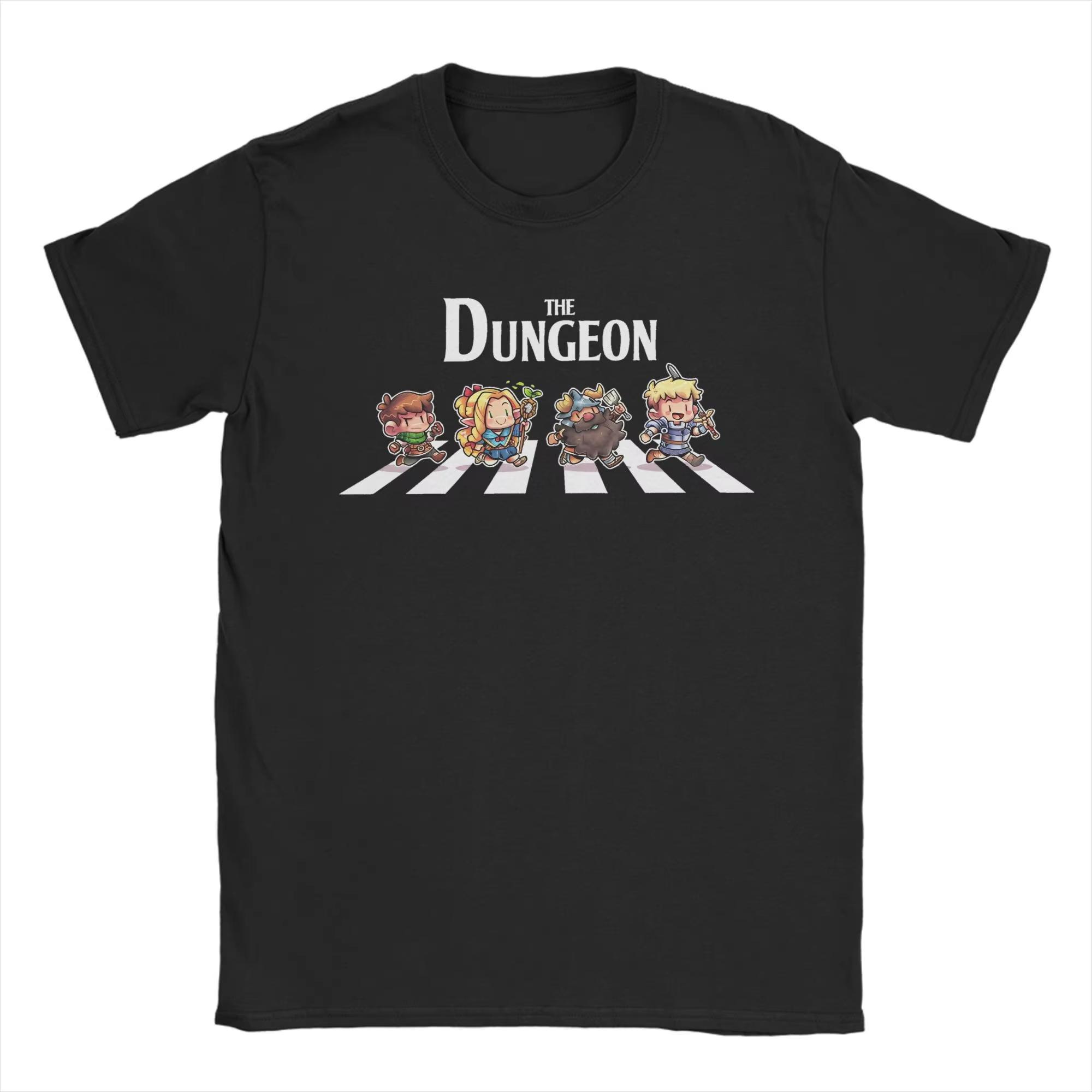 

Delicious in Dungeon Anime T-Shirts Short Sleeve Vintage Tshirt Autumn 100% Cotton Crewneck Unisex Top Tees Funny Clothes 4XL