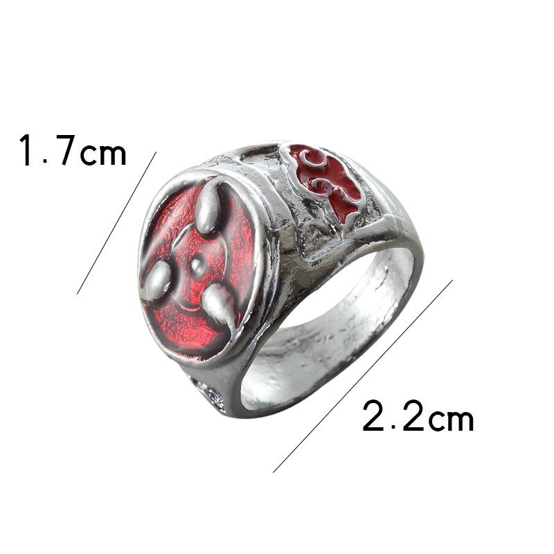 Anime Cosplay Sharingan Rings Jewelry Accessories