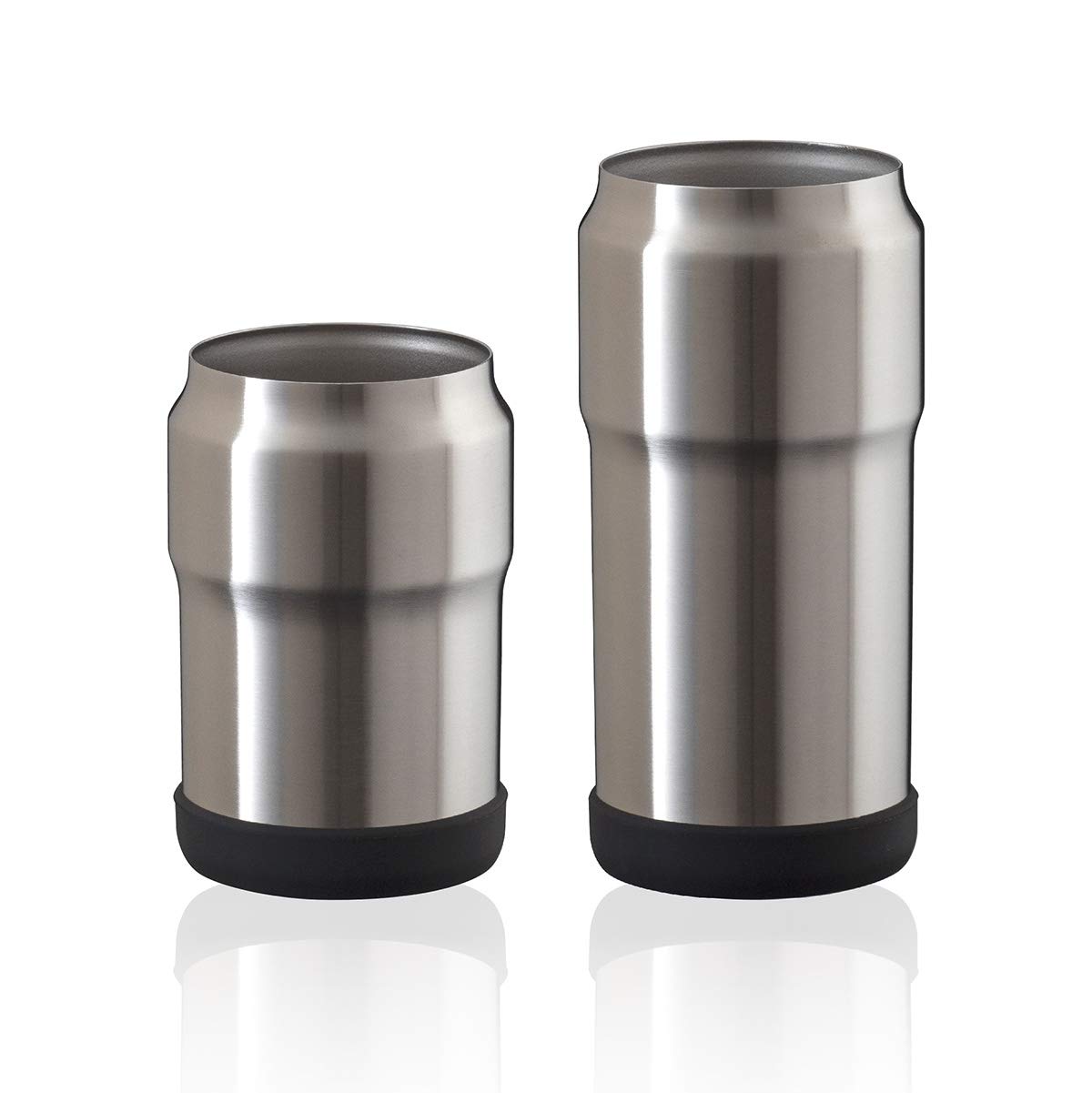 

Atlas Insulated Can Holder, Silver, Fits 350ml and 500ml Cans, Vacuum Insulated, Outdoor Use, AWCH-350-500SVset
