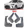 4PCS New Set Splash Guards Mud Flaps FOR -2025 Lexus RX RX350 350h RX500h