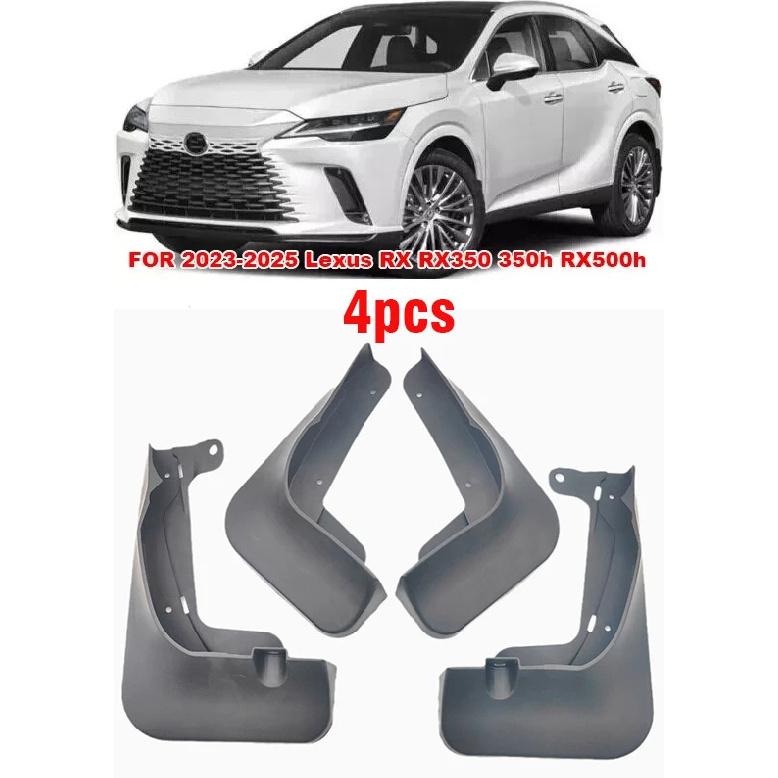 4PCS New Set Splash Guards Mud Flaps FOR -2025 Lexus RX RX350 350h RX500h
