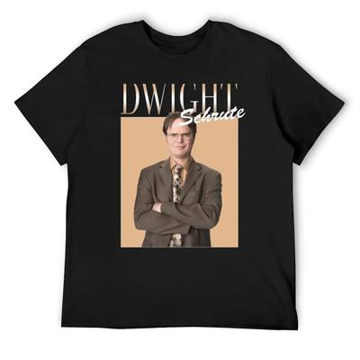 Dwight Schrute - 90's Style T-Shirt Basketball Graphic Tees Anime Stuff T-shirts Man Mens T Shirts Pack