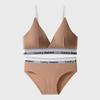 Women's Pure Cotton Sports Wrap Top - Sexy, Wire-Free Bra with Beautiful Back - Comfortable & Breathable