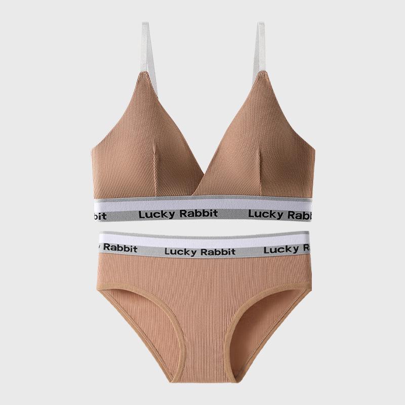 Women's Pure Cotton Sports Wrap Top - Sexy, Wire-Free Bra with Beautiful Back - Comfortable & Breathable