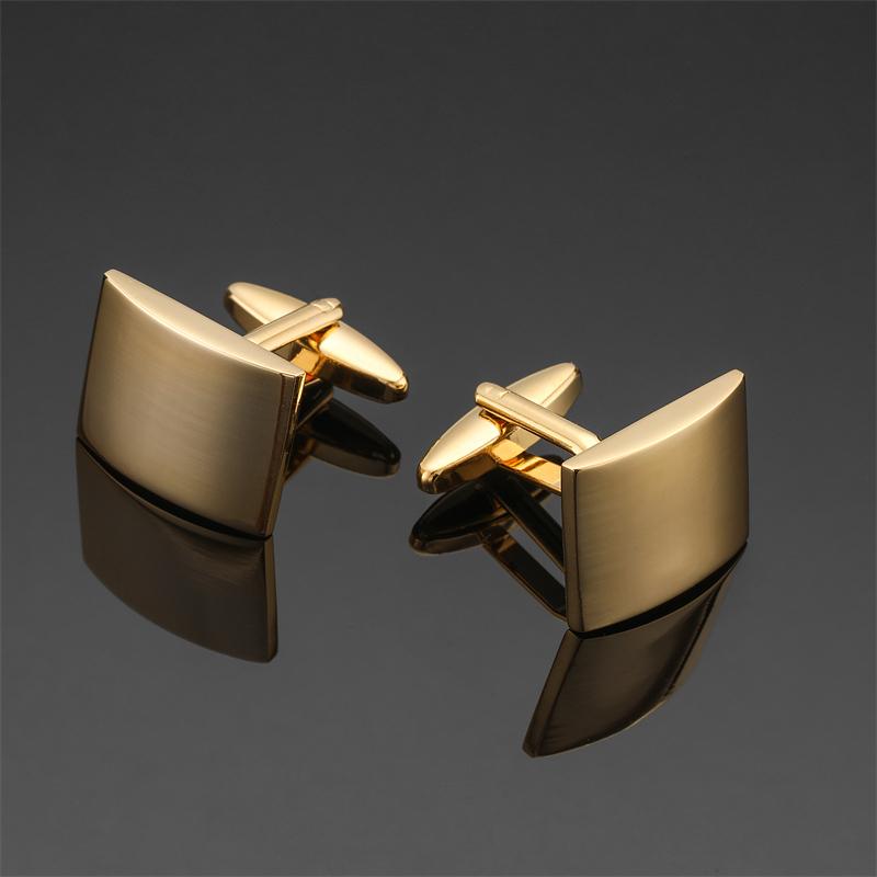 Classic Men's French Shirt Cufflinks High Quality Round Laser Metal Cuffs Buttons Business Suit Accessories, Jewelry Wholesale