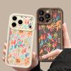 Shockproof Phone Case For iPhone 17 Pro Max Colorful Cartoon Pattern Silicone Cover For iPhone 16 Pro Max Cover iPhone 15 14 13 12 11 16E Air