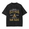 Ham Radio Operator Amateur Radio TShirt  Simple T Shirts Short Sleeves Vintage Tops Summer Casual Crew Neck Plus Size Clothing