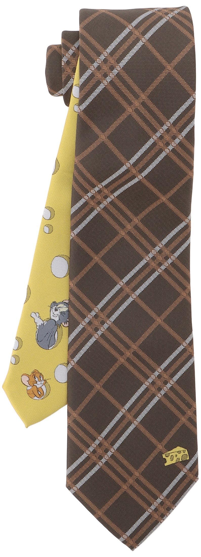 

[Dress Code 101] Tom and Jerry Necktie, Character Necktie, Gift, Cute, Father s Day, Birthday, Anniversary, Wedding, Casual, Formal, Game, JUN-TJ 1