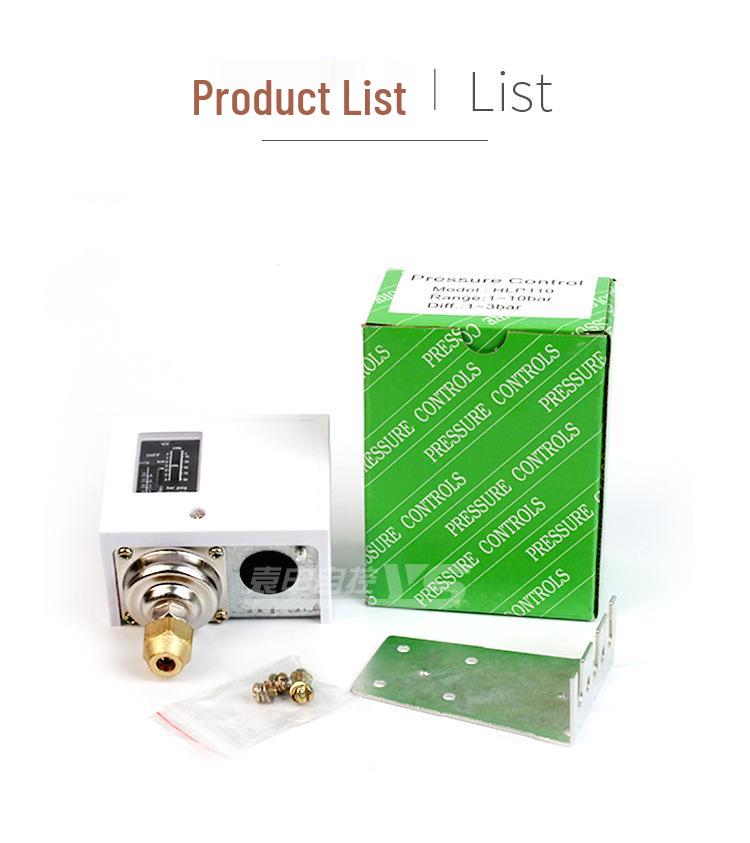 Adjustable Pressure Controller for Air Compressors and Water Pumps - Auto Start/Stop