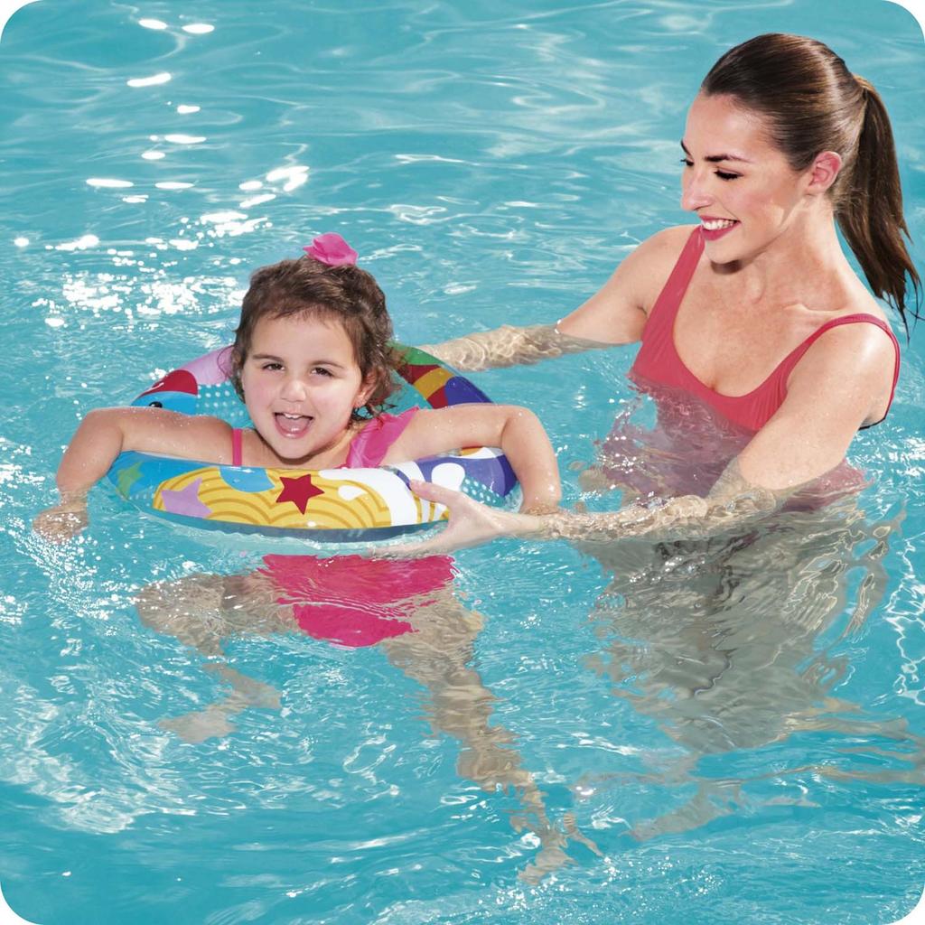 Beach Ring For Swimming Sea Adventures For Children Bestway 36113 Mermaids