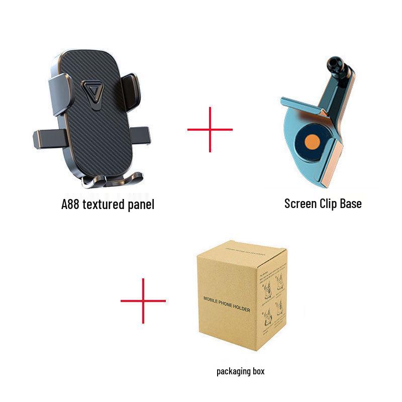 Car Phone Holder with Automatic One-Button Lock for New Energy Vehicle Console