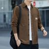 Spring and Autumn Cotton Men's Long Sleeve Shirt Casual Loose Edition Non-ironing Business Shirt Men's Jacket