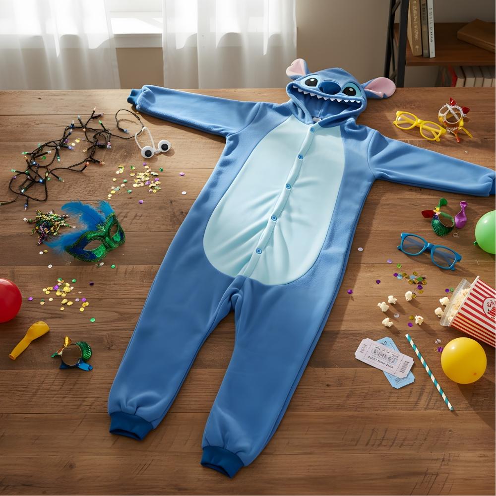 Piżama Onesie Kigurumi Kostium Przebranie Lilo & Stitch Xxl: 185 - 195Cm