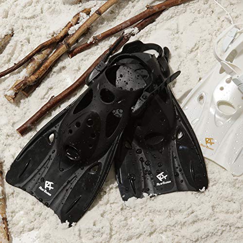 REEF TOURER Snorkeling Fins, Strap Fins, Metallic Dark Red, Size M, RF0106