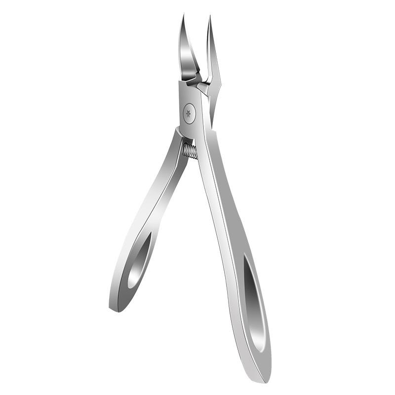 1/2/3Pcs Stainless Steel Toenail Clippers Set With Ergonomic Handle,Includes Wide Mouth Angled Scissors,Nail File Cuticle Tool