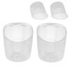 2Pcs Baby Measuring Cups Odorless Transparent Plastic Medicine Cup with Scale for Infant