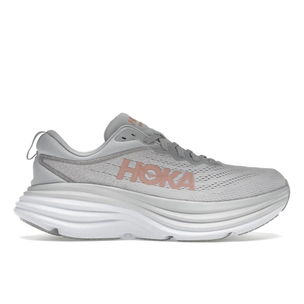 HOKA  Bondi 8 Harbor Mist Women Sneakers Grey Lunar-Rock 1127952-HMLR