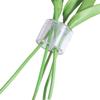 Round Spiral Ikebana Stem Holder Plastic Transparent Flower Vase Holder Convenient Durable Bouquet Floral Arranger Holder Office