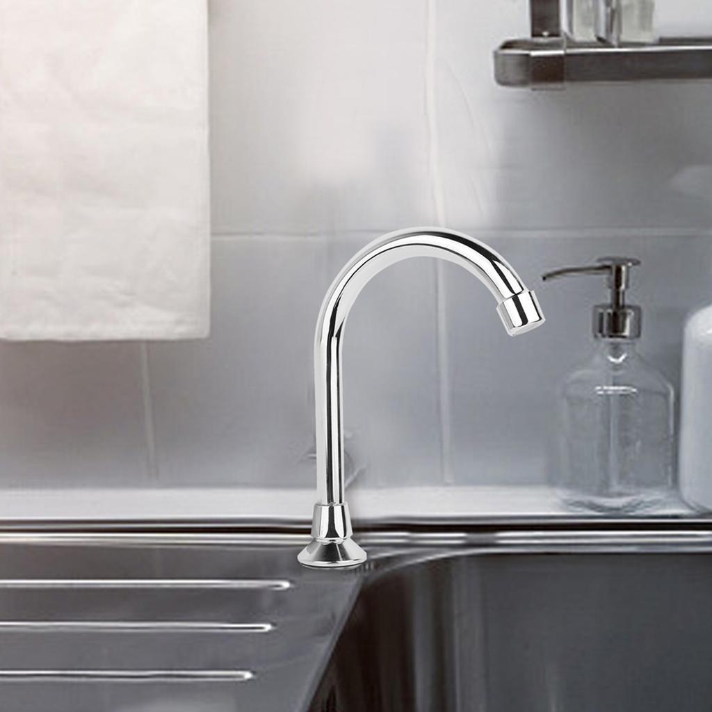G1/2" Banyo Laboratuvar Havzası Lavabo Ayak Pedalı Musluk Tıbbi Sıcak Soğuk Bakır Pedal Su Musluğu