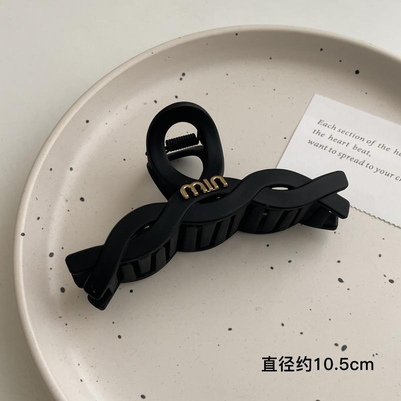 

Cute Contrasting Color Clip, Brown Hairpin One Size