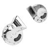 2PCS Car Horn 510Hz 115Db Silver Universal for All 12V Trucks RV Motorcycles UTV ATV