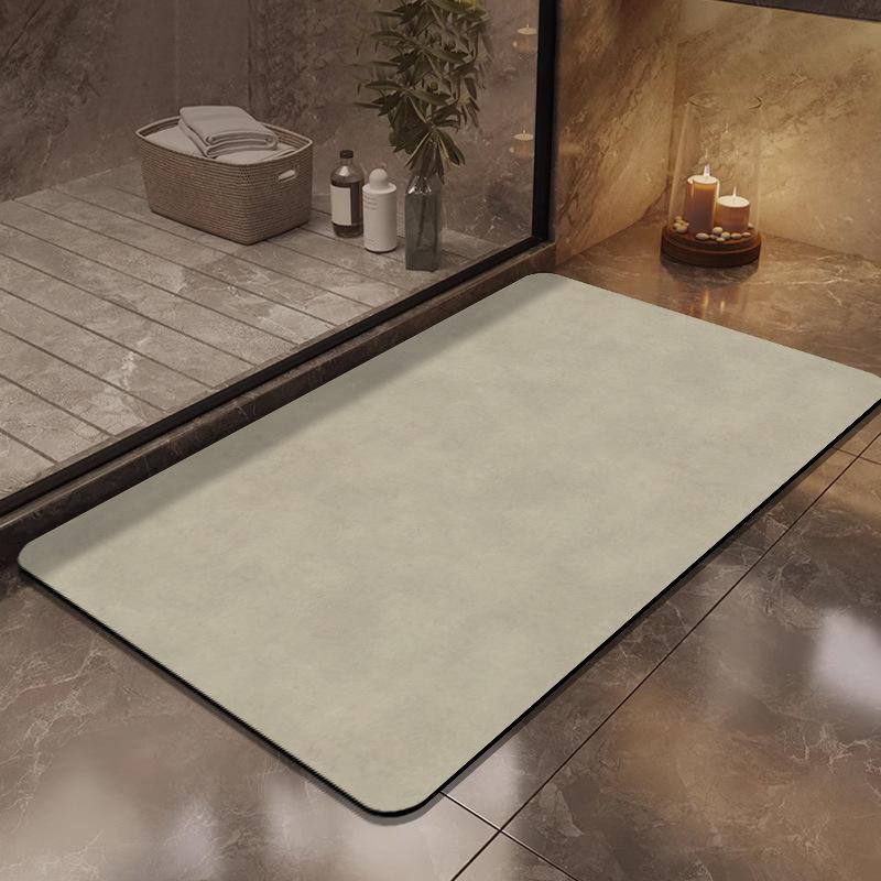 

Diatom Mud Cushion Water Absorption Mat Kitchen Mat Bathroom Anti-slip Foot Mat Door Door Quick-drying Bathroom Water Absorption Mat 60*90cm
