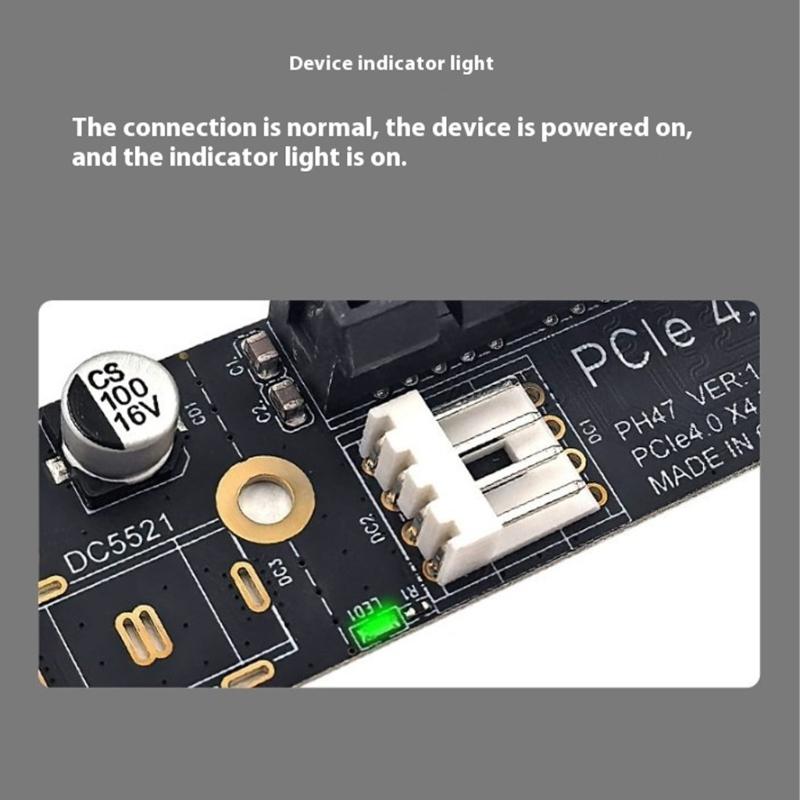 PCIE 4X To M.2 Adapter M.2 To PCIE 4X Hard Drive Converter Reader Adapter Card Replacement for Computer Accessories