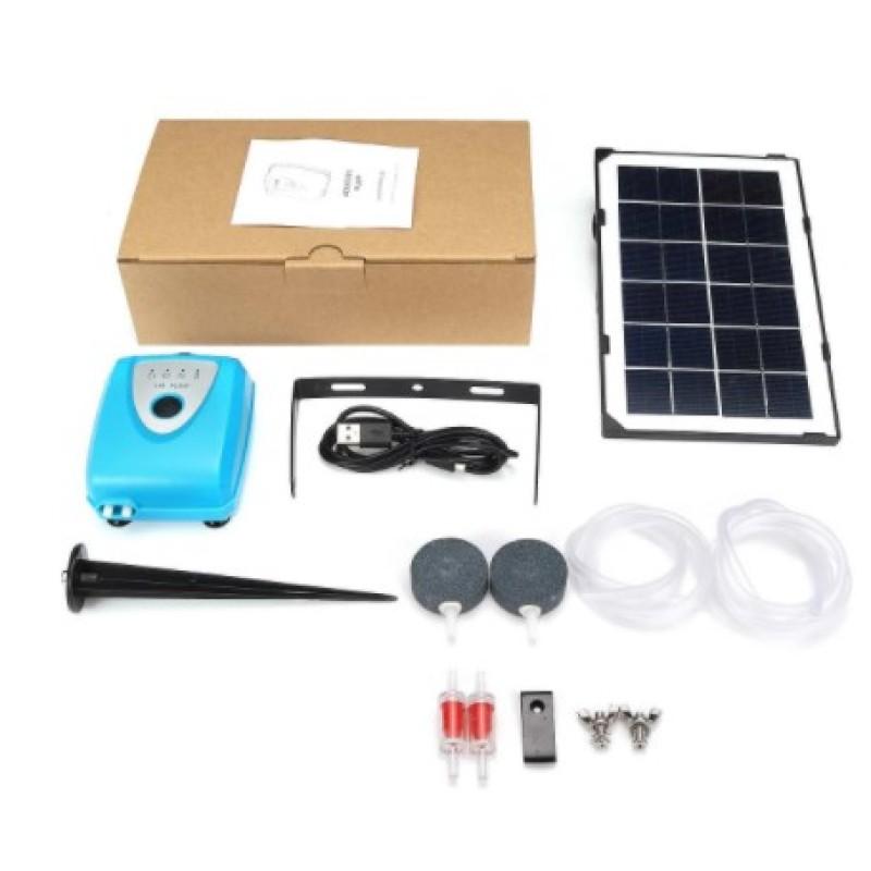 Solar Oxygen  Generator Water Oxygen Pump Aerator For Pond Aquarium Fish Tank