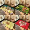 Classic Cartoon B-Bambi-S Kawaii Carpet Bathroom Anti-slip Mat Door Mat Home Decoration Mat Entrance Door Mat Scratch-resistant