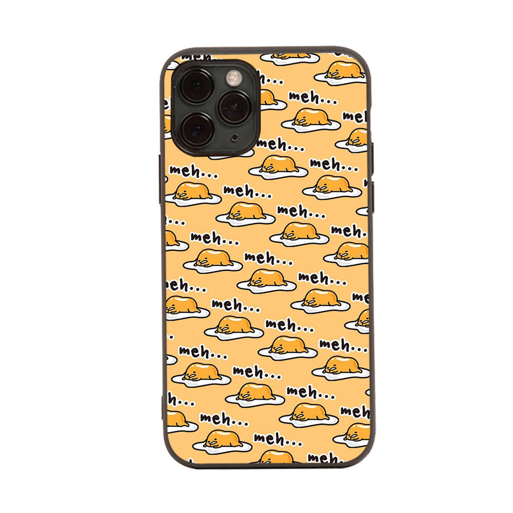

Чехол для iPhone 16 15 Plus 14 13 12 11 Pro 8 7 6S 6 SE 5S X XR XS Max Realme C30 C33 C31 9I Black Sofe Cover LI13 Gudetama Lazy Egg iPhone 11 верблюд