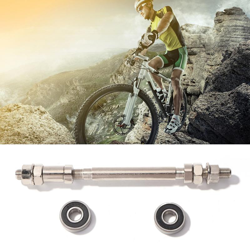 Bicycle Wheel Hub Axle Shaft Front Rear 6000 Bearing Mountain Bike Front/Rear Axle Lever Repair Tool Accessories